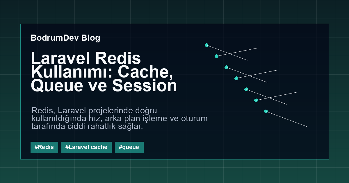 Laravel Redis Kullanımı: Cache, Queue ve Session kapak görseli