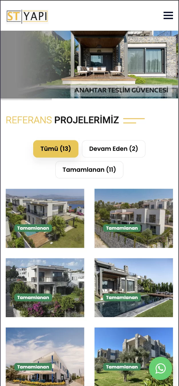 Bodrum ST Yapı mobil ekran görüntüsü